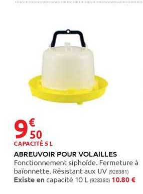 Abreuvoir Pour Volailles