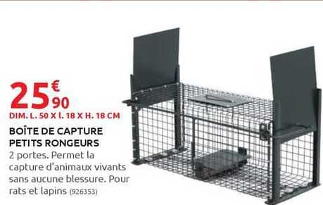 boîte de capture petits rongeurs