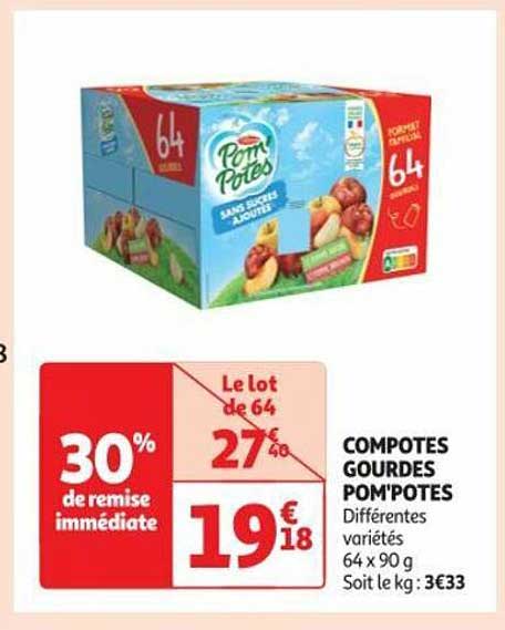 Compotes Gourdes Pom'potes