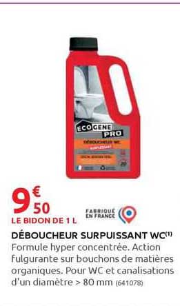 Déboucheur Surpuissant Wc