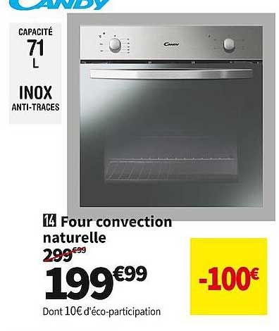 four convection naturelle candy