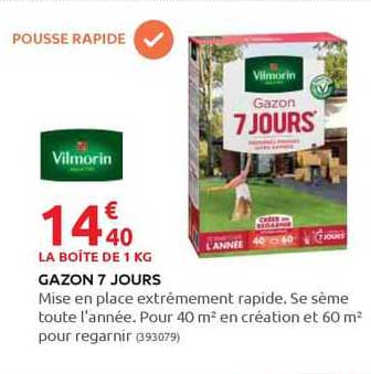 gazon 7 jours vilmorin