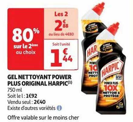 Gel Nettoyant Power Plus Original Harpic