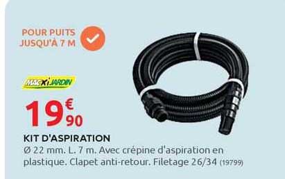 kit d'aspiration macxi jardin