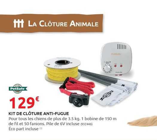 kit de clôture anti-fugue