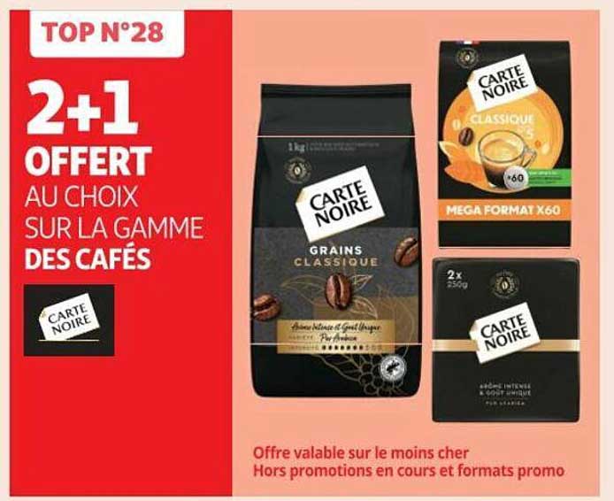 La Gamme Des Cafés Carte Noire