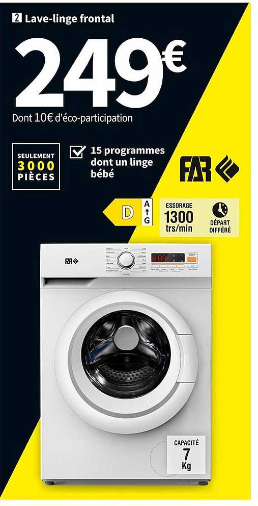 lave-linge frontal far