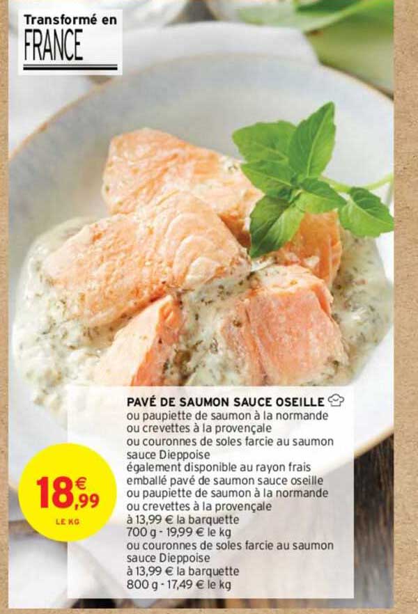 pavé de saumon sauce oseille