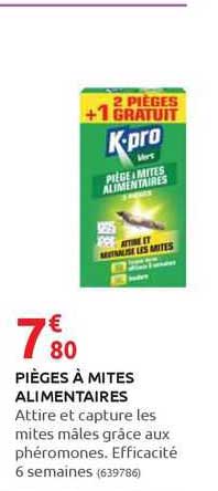 pièges à mites alimentaires k-pro