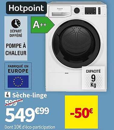 sèche-linge hotpoint