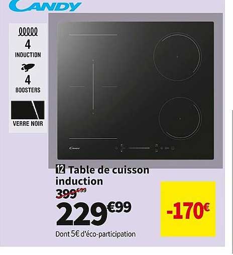 Table De Cuisson Induction Candy