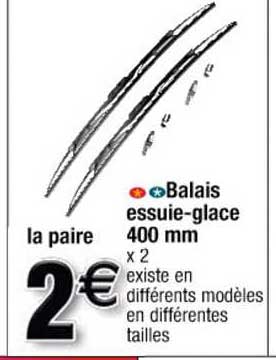 balais essuie glace 400 mm