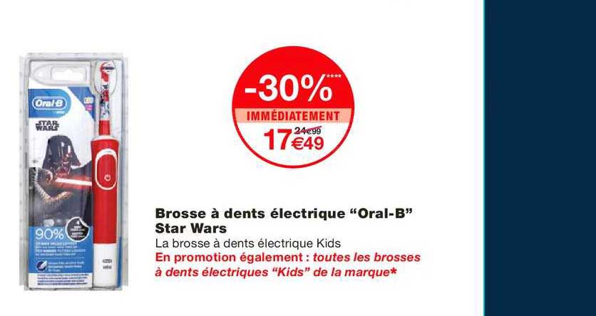 brosse à dents électriques oral b star wars