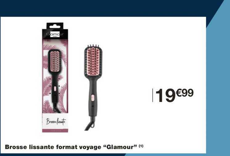 Brosse Lissante Format Voyage Glamour