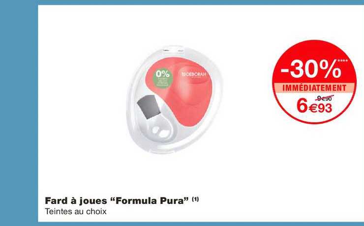 fard à joues formula pura