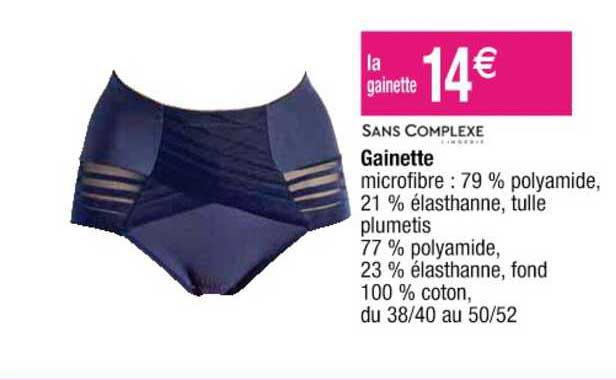 gainette sans complexe