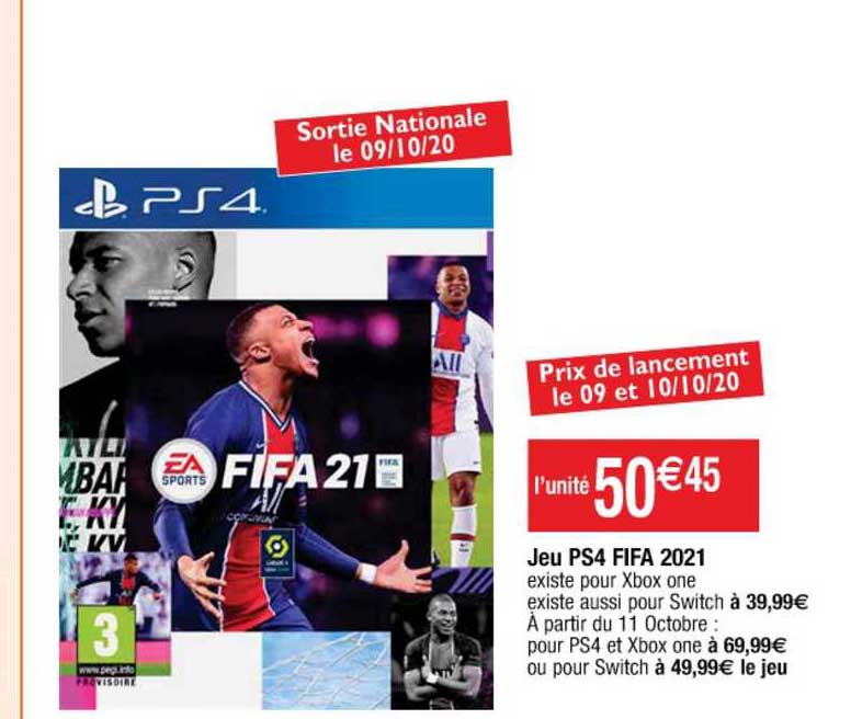 jeu ps4 fifa 2021