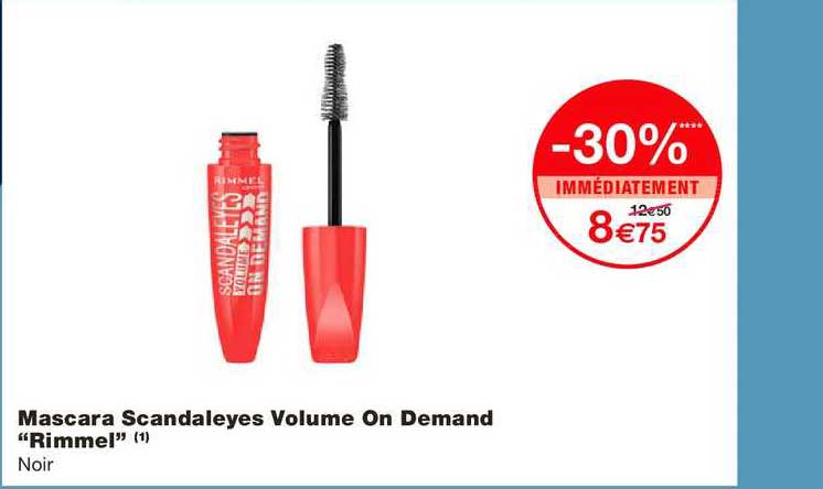 Mascara Scandaleyes Volume On Demand Rimmel