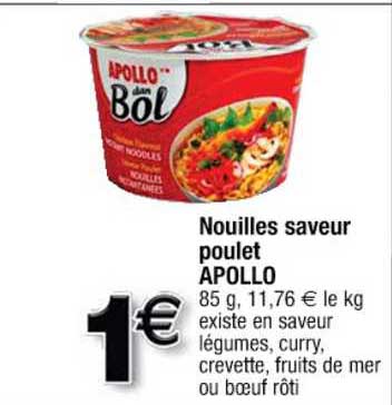 Nouilles Saveur Poulet Apollo