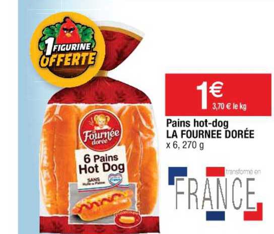 pains hot dog la fournée dorée