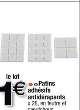 patins adhésifs antidérapants