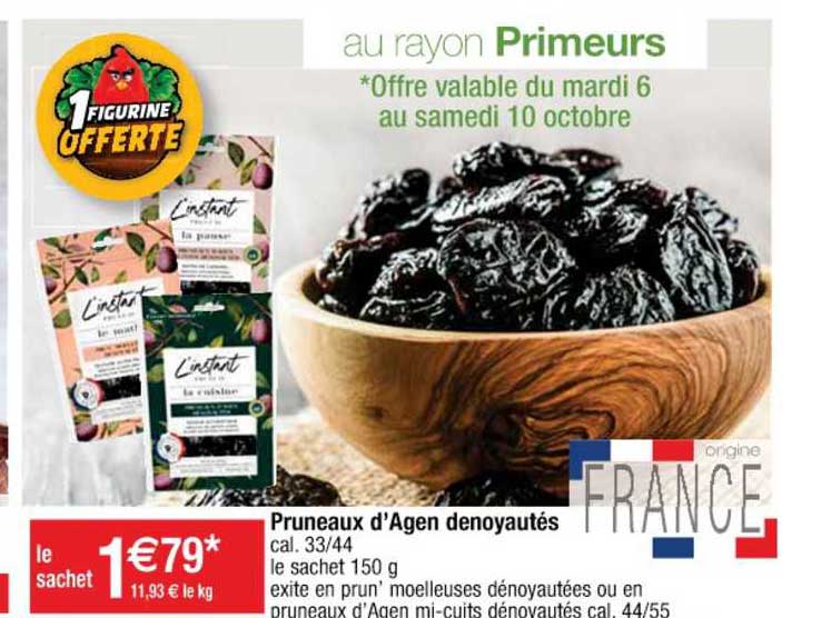 pruneaux d'agen dénoyautés