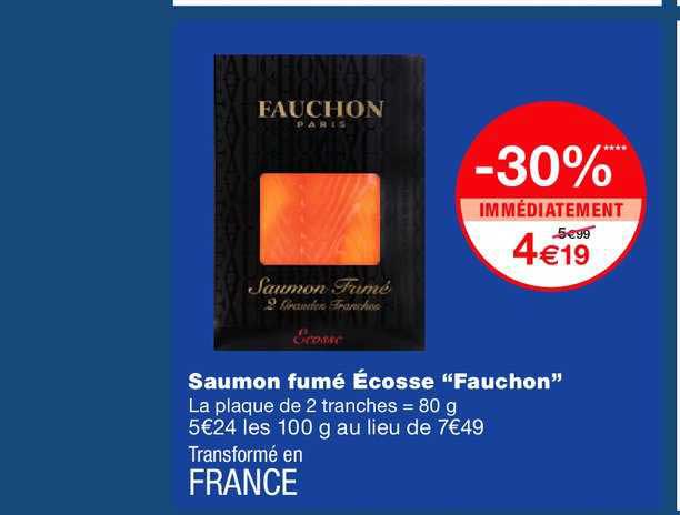 saumon fumé écosse fauchon