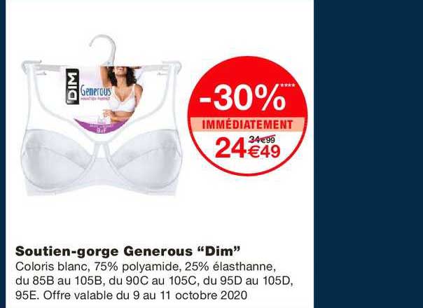 soutien gorge generous dim