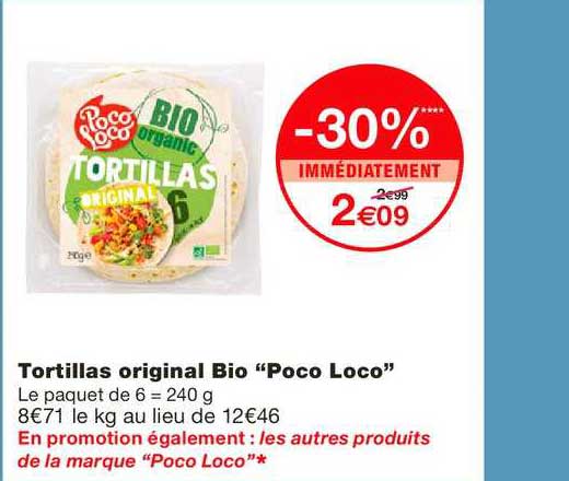 tortillas original bio poco loco