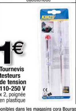 tournevis testeurs de tension 110 250 v