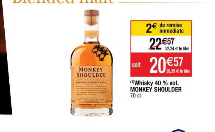 whisky 40% vol. monkey shoulder