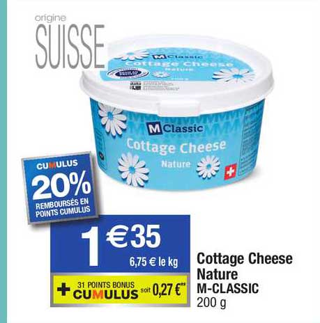 cottage cheese nature m-classic