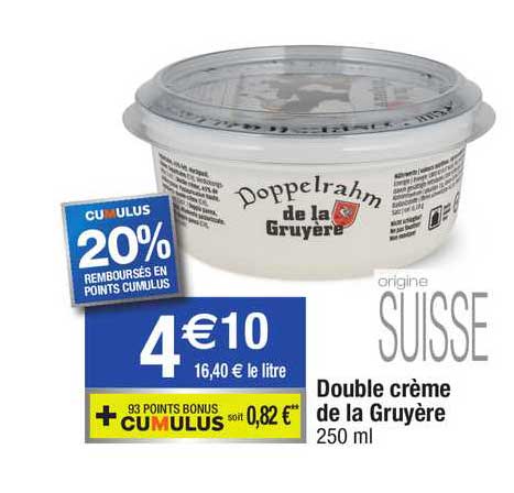 Double Crème De La Gruyère