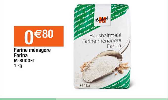 farine ménagère farina m-budget