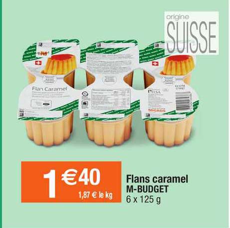 flanc caramel m-budget