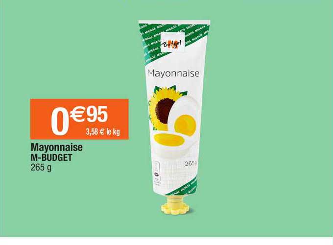 mayonnaise m-budget