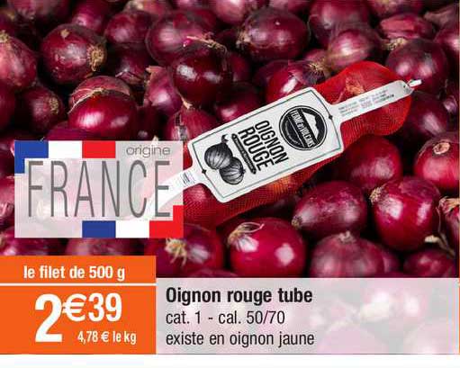 Oignon Rouge Tube