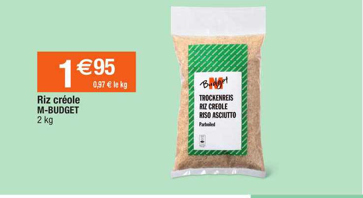 riz créole m-budget