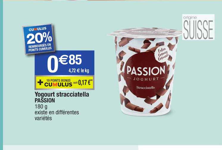 yogourt tracciatella passion