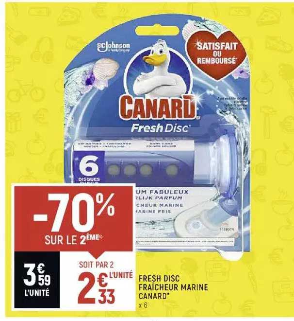 fresh disc fraîcheur marine canard