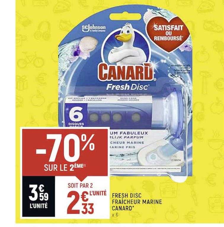 fresh disc fraîcheur marine canard
