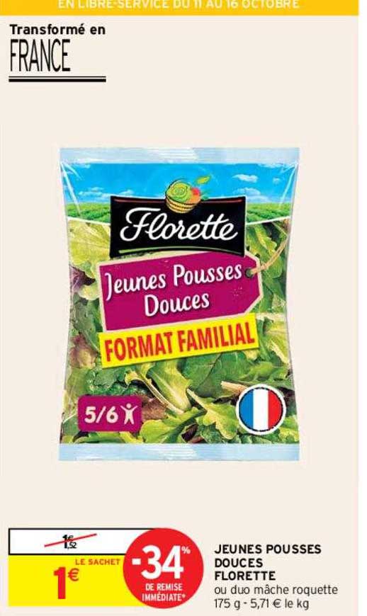 jeunes pousses douces florette
