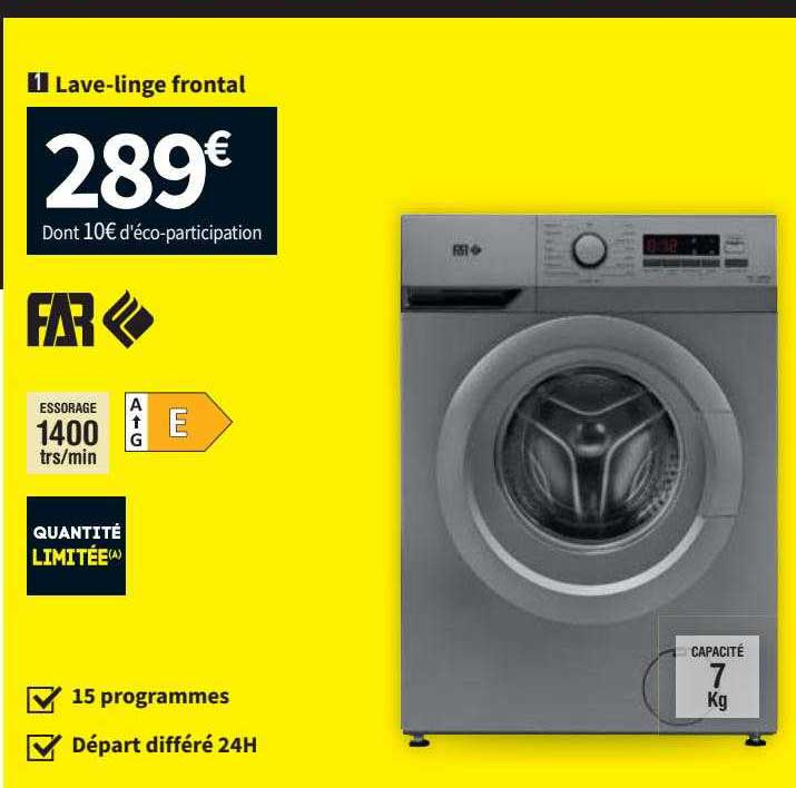 lave-linge frontal far