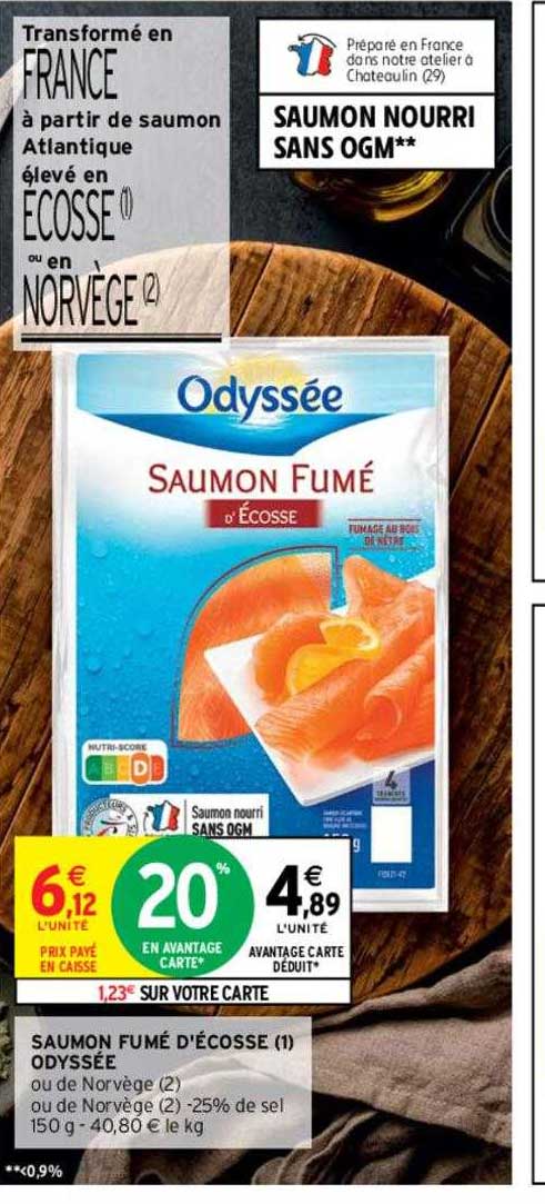 saumon fumé d'écosse odyssée