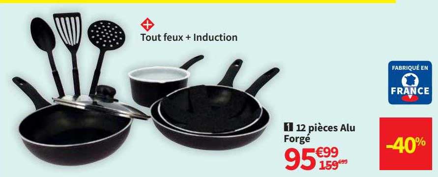 12 pièces alu forgé