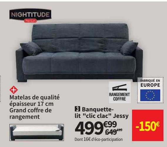 banquette-lit "clic clac" jessy nightitude