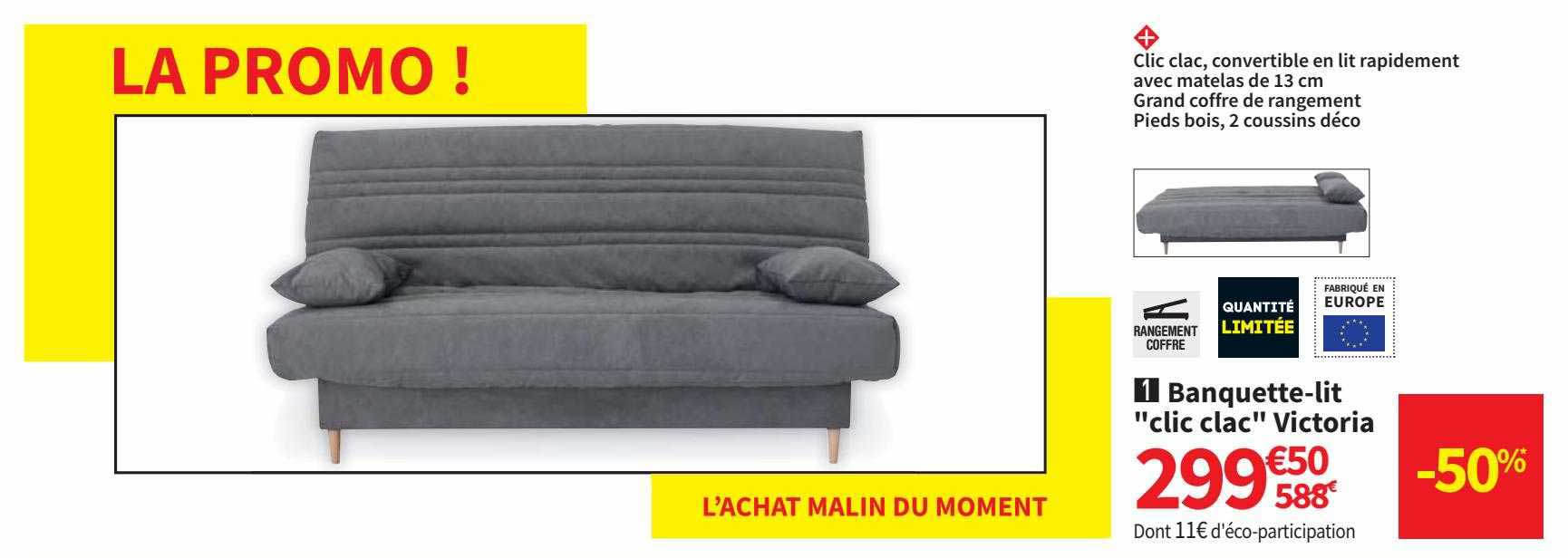 banquette-lit "clic clac" victoria