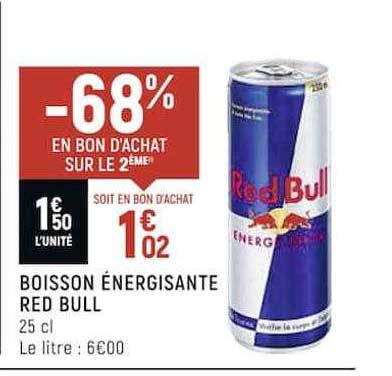 boisson énergisante red bull