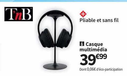 Casque Multimédia T'nb