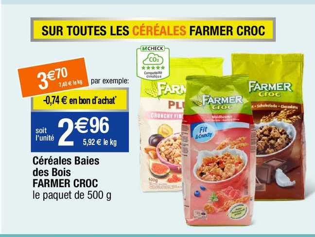 céréales baies des bois farmer croc
